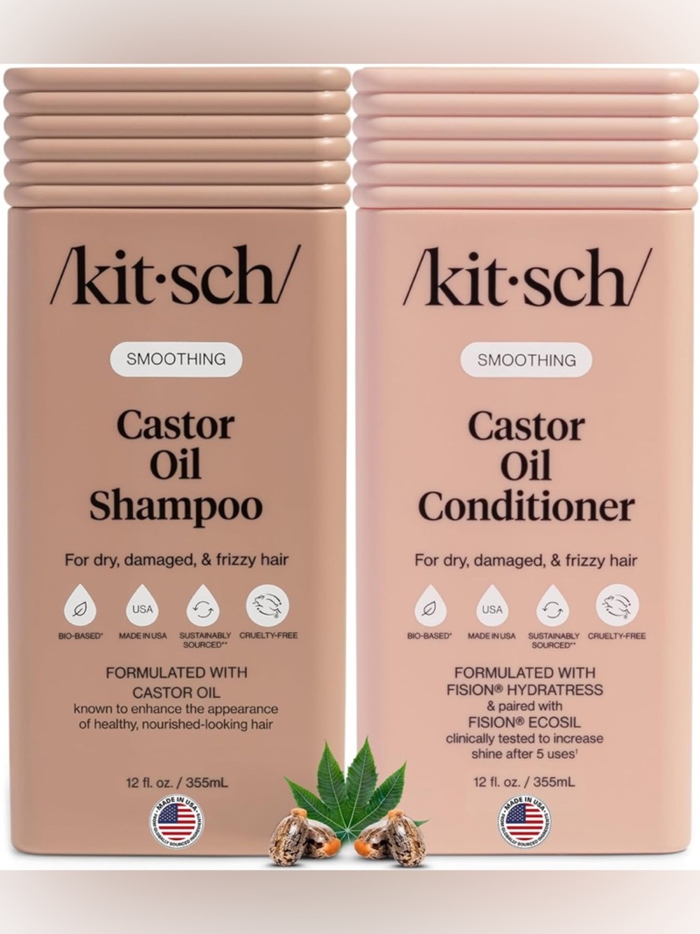 Kitsch Castor Oil Shampoo & Conditioner